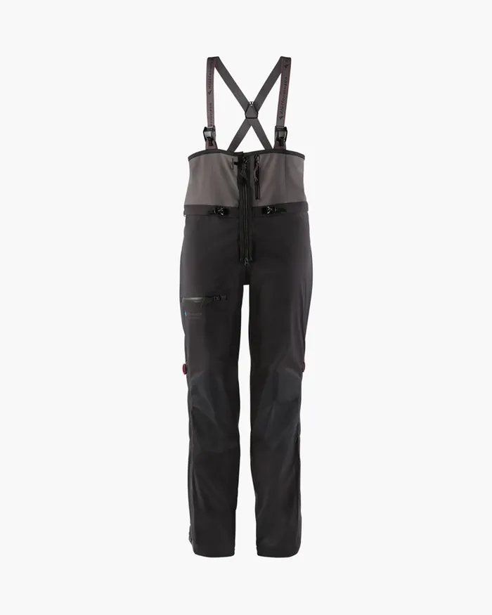 Skade 20 Salopette Pants Black Women Klttermusen Waterproof Pants