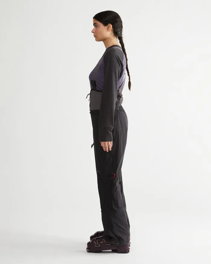 Skade 20 Salopette Pants Black Women Klttermusen Waterproof Pants