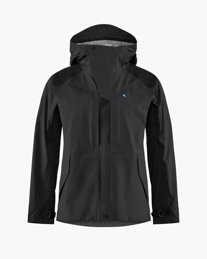 Skirner Cutan Jacket Black Women Klttermusen Waterproof Jackets