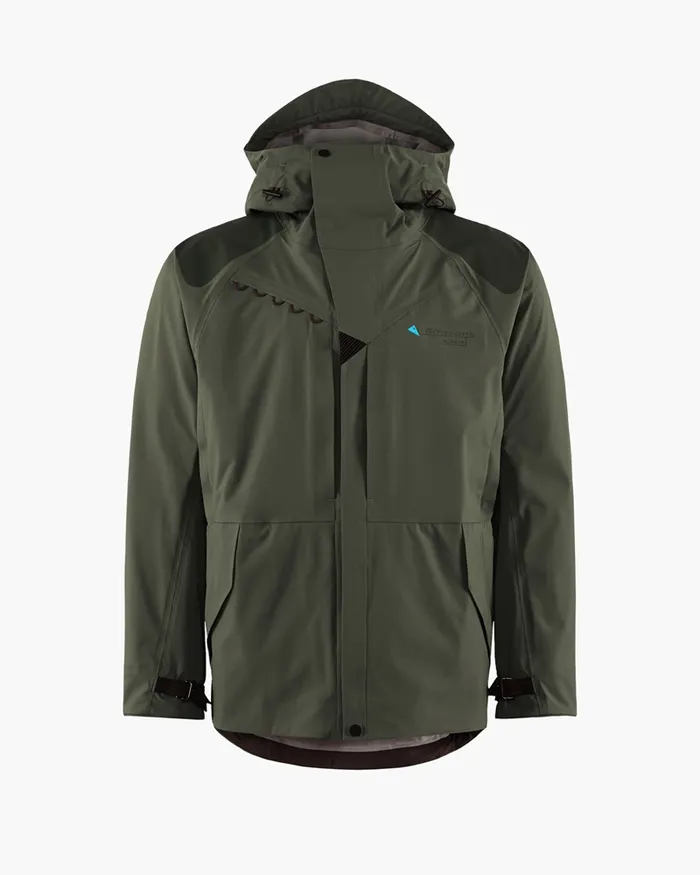 Skirner Waterproof Cutan Jacket Rosin Green Men Klttermusen Waterproof Jackets