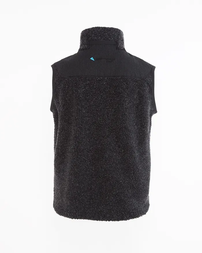Skoll Durable Wool Vest Charcoal Men Klttermusen Vests