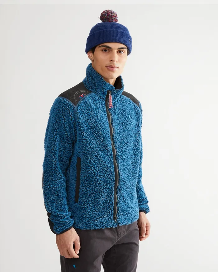 Skoll Zip Britta Britta MarakattLabba Cobolt Blue Men Klttermusen Fleeces and Sweaters Skoll Zip Britta Britta MarakattLabba Cobolt Blue Men Klttermusen Fleeces and Sweaters