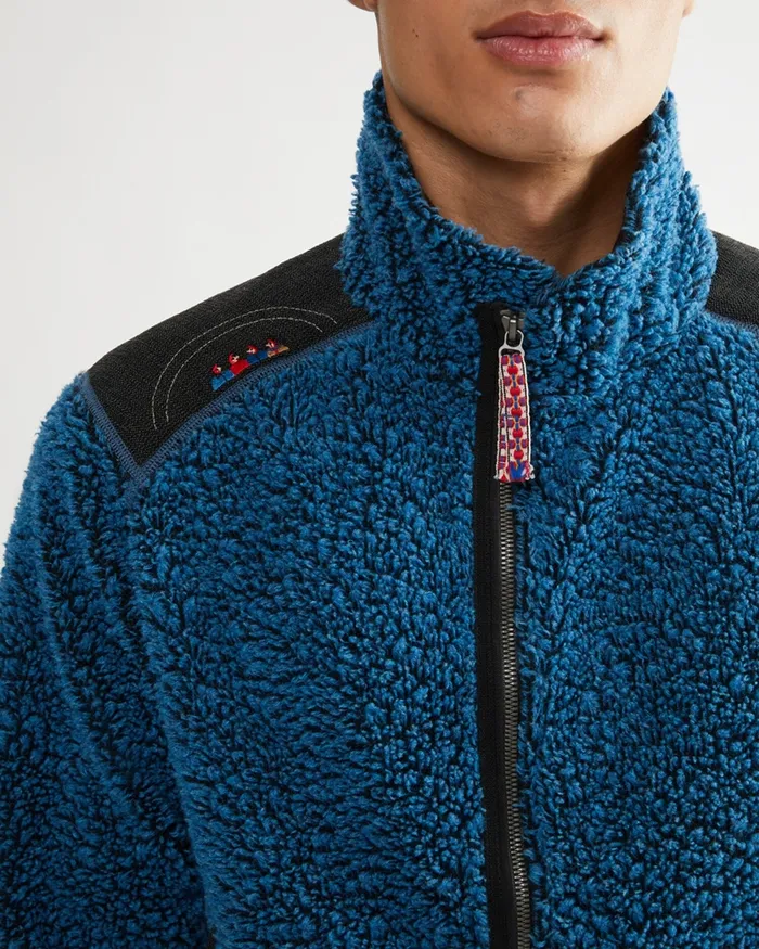 Skoll Zip Britta Britta MarakattLabba Cobolt Blue Men Klttermusen Fleeces and Sweaters