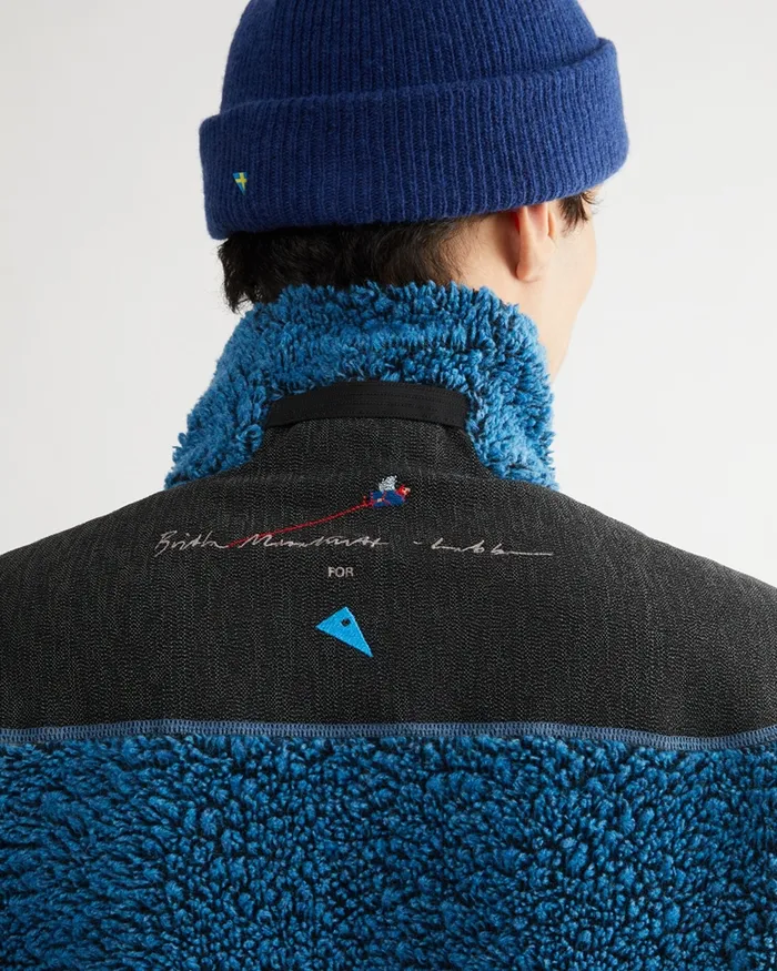 Skoll Zip Britta Britta MarakattLabba Cobolt Blue Men Klttermusen Fleeces and Sweaters