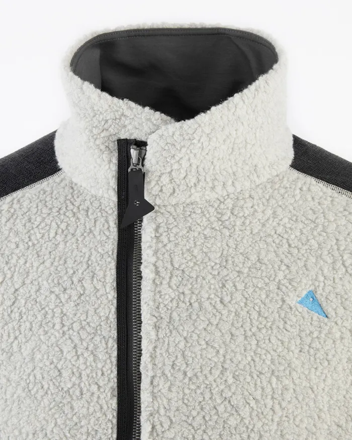 Skoll Zip Durable Wool Jacket Dark Moon Men Klttermusen Fleeces and Sweaters