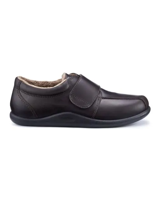 Slippers Mens Hotter Unwind Slipper Chocolate