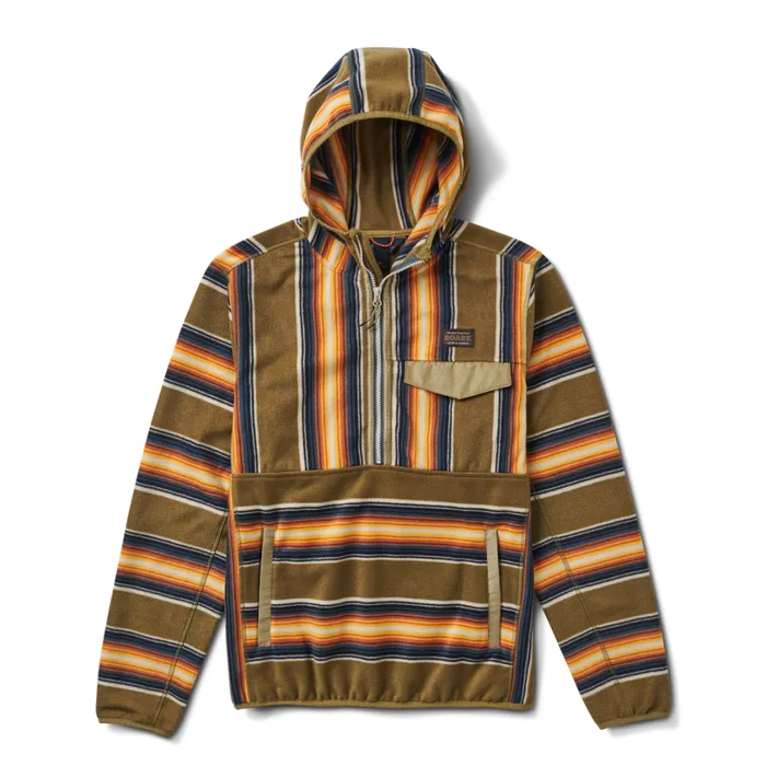 Sweatshirts and Hoodies Men Roark Barra Scrambler Hoodie Dusty Green Barra Stripe