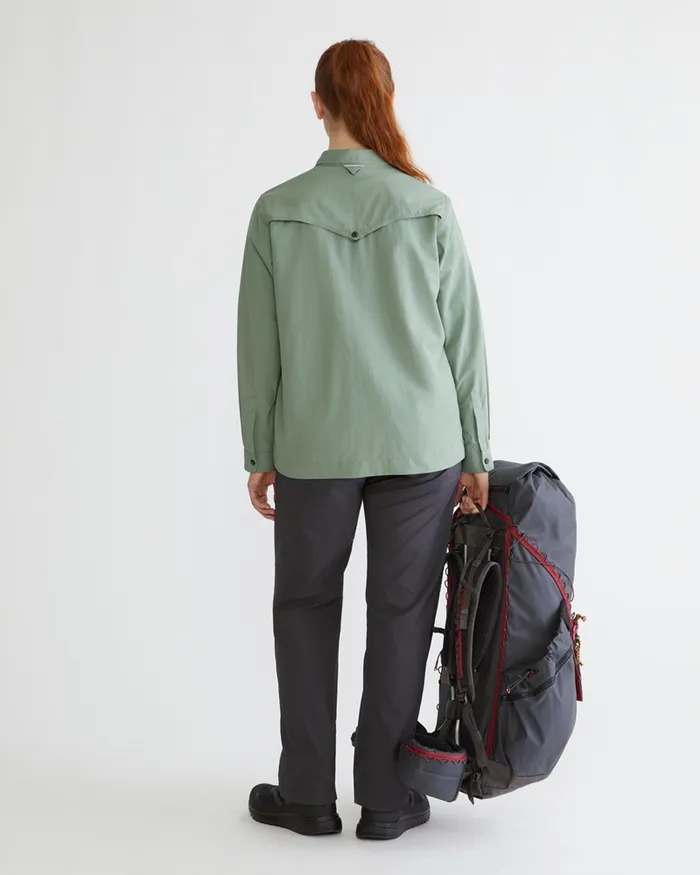 Syn Long Sleeve Shirt Green Lake Women Klttermusen Shirts