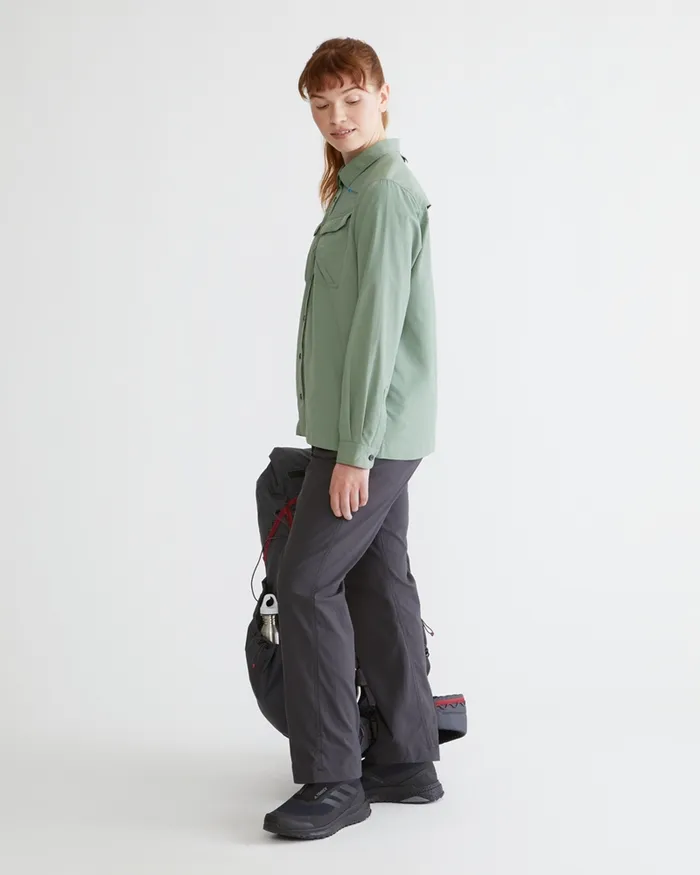 Syn Long Sleeve Shirt Green Lake Women Klttermusen Shirts