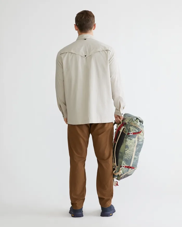 Syn Long Sleeve Shirt Silver Creme Men Klttermusen Shirts