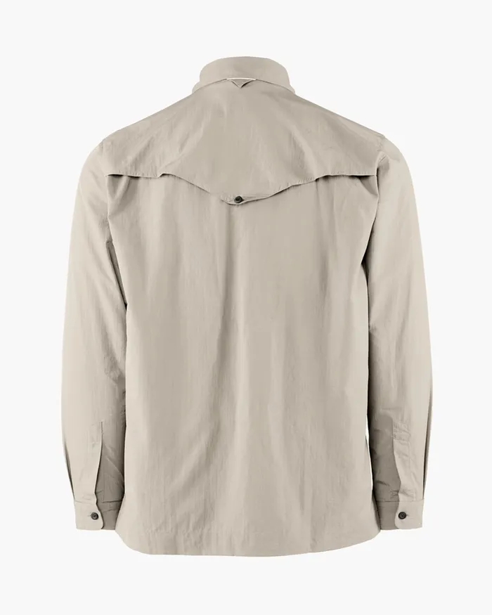 Syn Long Sleeve Shirt Silver Creme Men Klttermusen Shirts