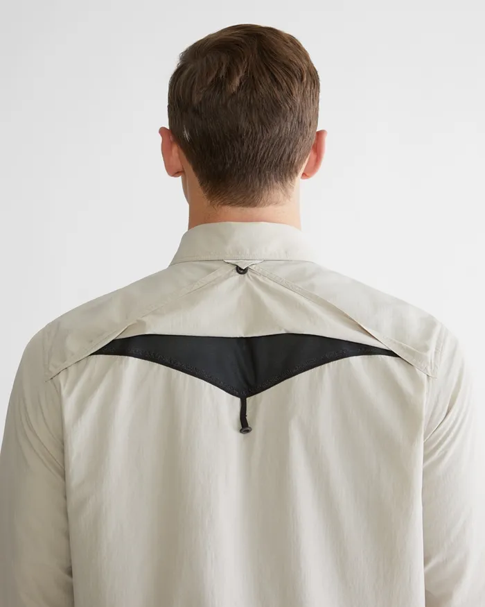 Syn Long Sleeve Shirt Silver Creme Men Klttermusen Shirts