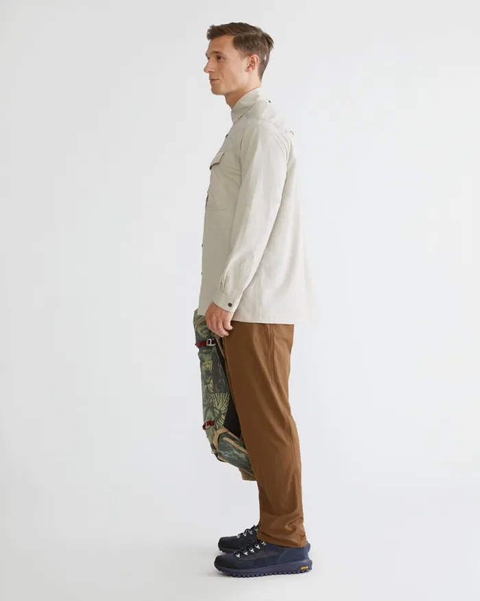 Syn Long Sleeve Shirt Silver Creme Men Klttermusen Shirts