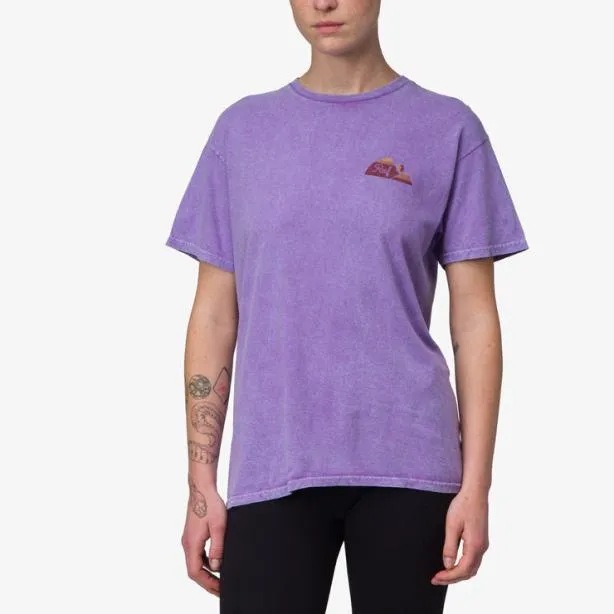 Tshirts and Tanks Women REEF Organica Short Sleeve Washed Tee Lavendar Mineral Was