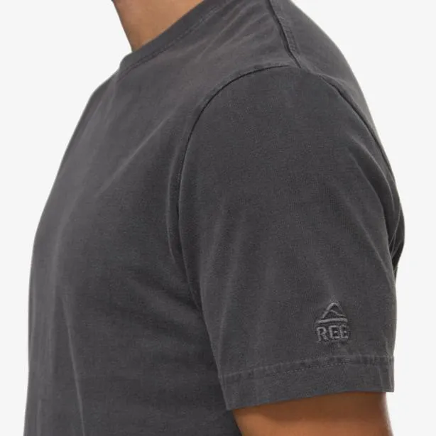 TShirts Men REEF Marte Short Sleeve TShirt Pirate Blk