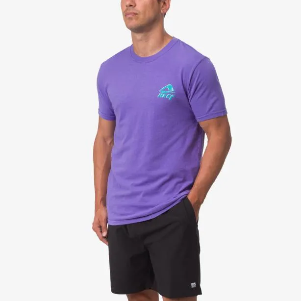TShirts Men REEF Solana Short Sleeve TShirt Purple Lotus