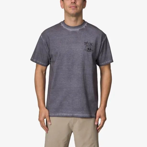 TShirts Men REEF Tour Short Sleeve TShirt Quiet Shade Grey