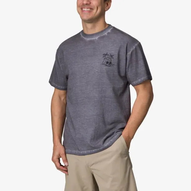 TShirts Men REEF Tour Short Sleeve TShirt Quiet Shade Grey