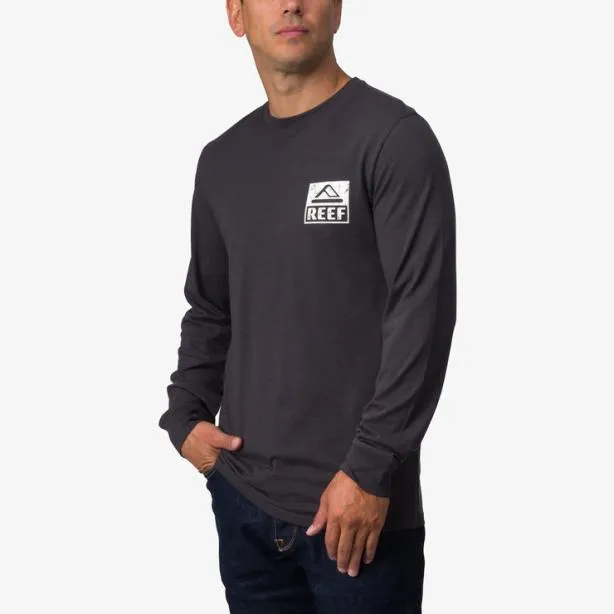 TShirts Men REEF Wellie Long Sleeve TShirt Phantom