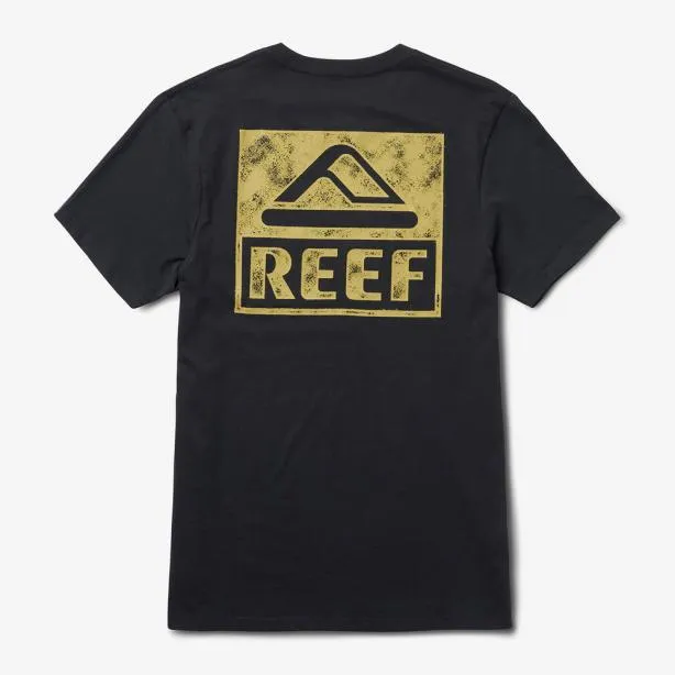 TShirts Men REEF Wellie Short Sleeve TShirt Caviar