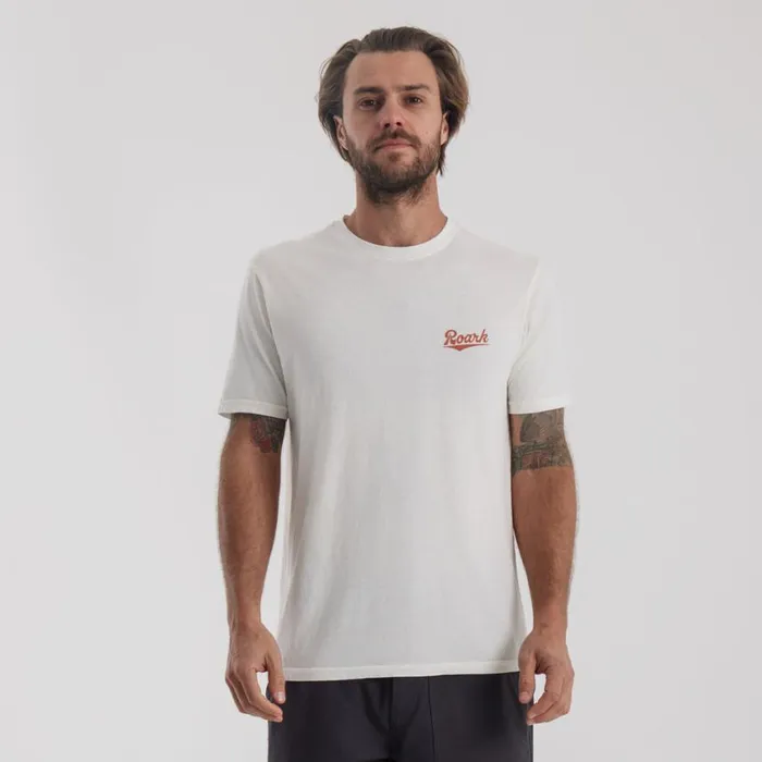 Tees Men Roark Diamond Script Premium Tee Off White