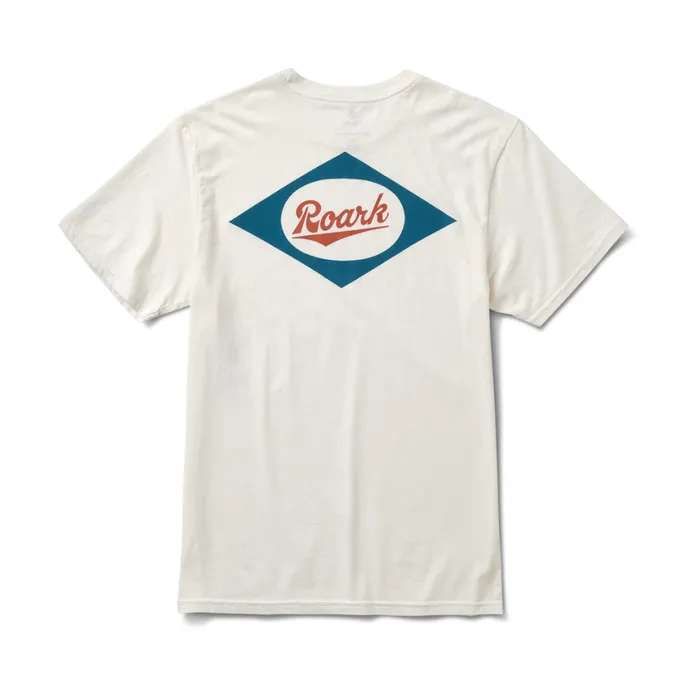 Tees Men Roark Diamond Script Premium Tee Off White