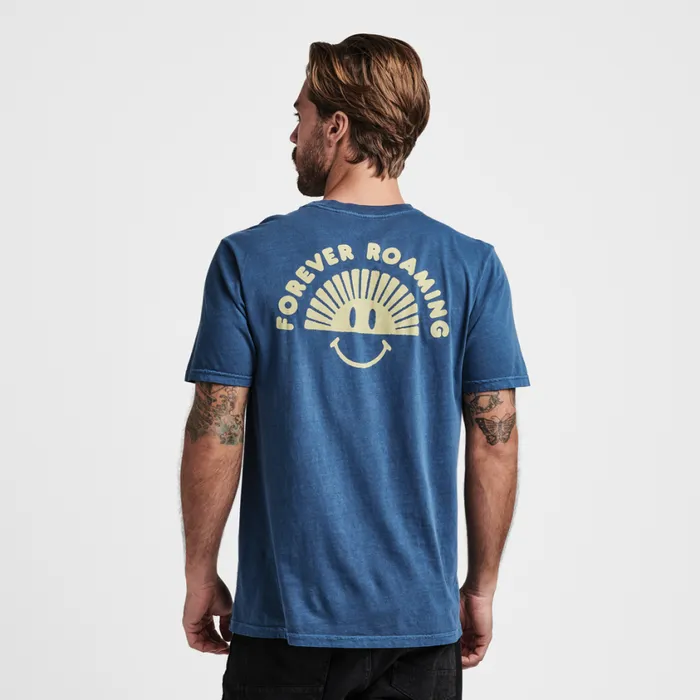 Tees Men Roark Forever Roaming Premium Tee Dark Indigo
