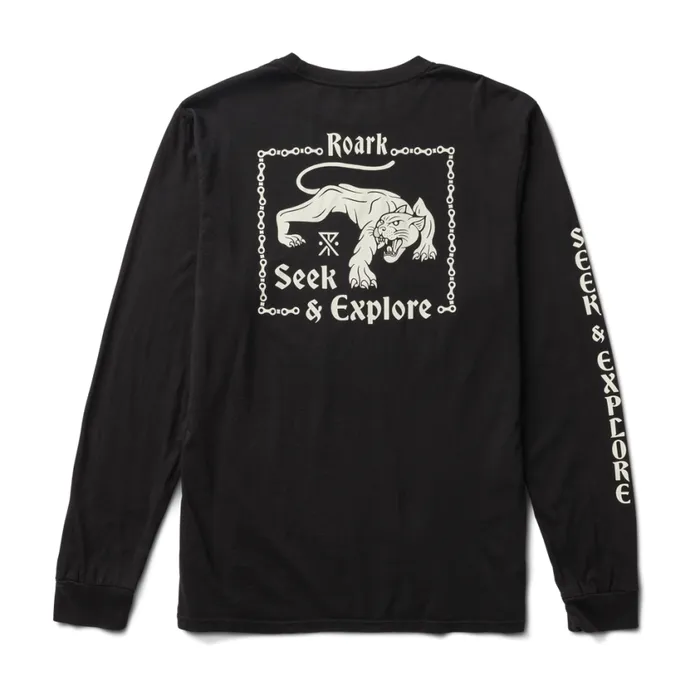 Tees Men Roark Jamie Thomas Long Sleeve Organic Cotton Tee Black