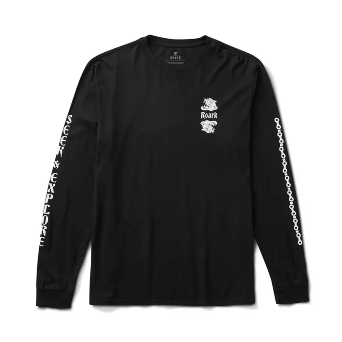 Tees Men Roark Jamie Thomas Long Sleeve Organic Cotton Tee Black