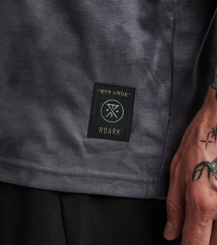 Tees Men Roark Mathis Tie Dye Tee Grey