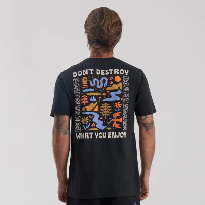 Tees Men Roark Nomads Premium Tee Black