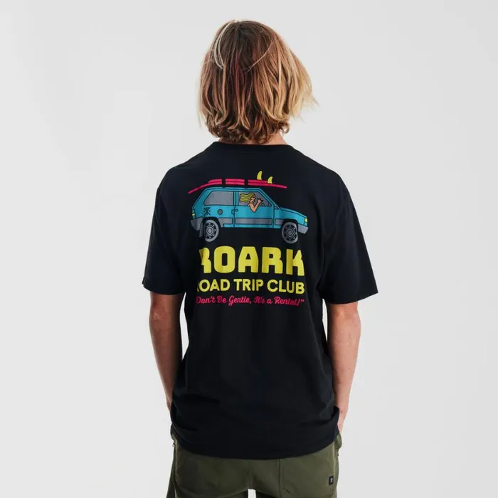 Tees Men Roark Road Trip Club Premium Tee Black
