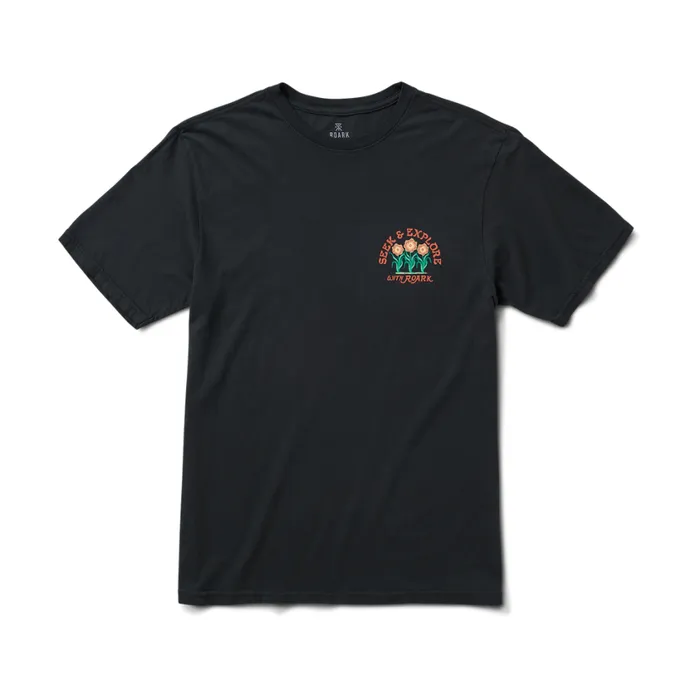 Tees Men Roark Seek and Explore Premium Tee Black