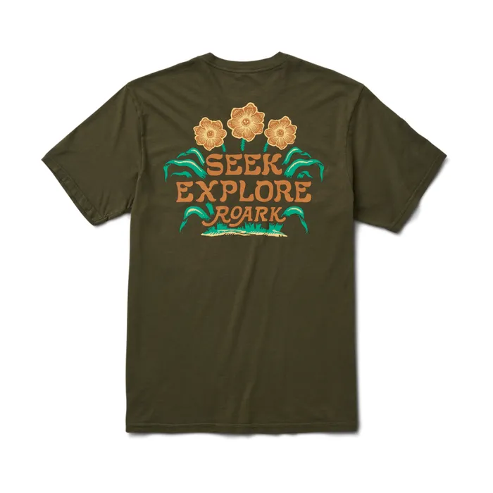 Tees Men Roark Seek and Explore Premium Tee Military
