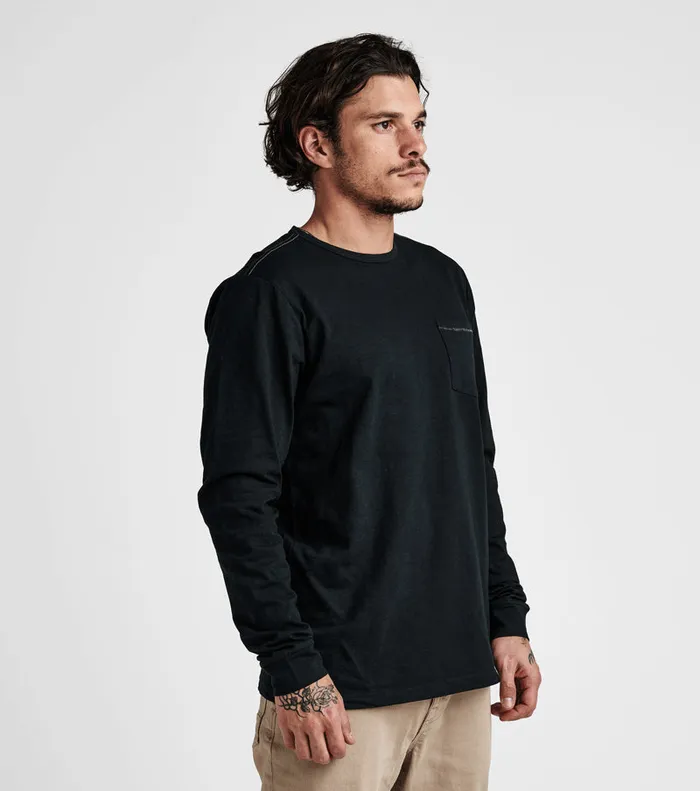 Tees Men Roark Well Worn Midweight Organic Tee Black
