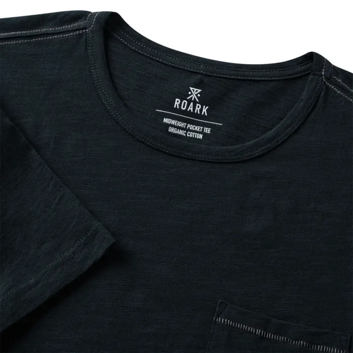 Tees Men Roark Well Worn Midweight Organic Tee Black