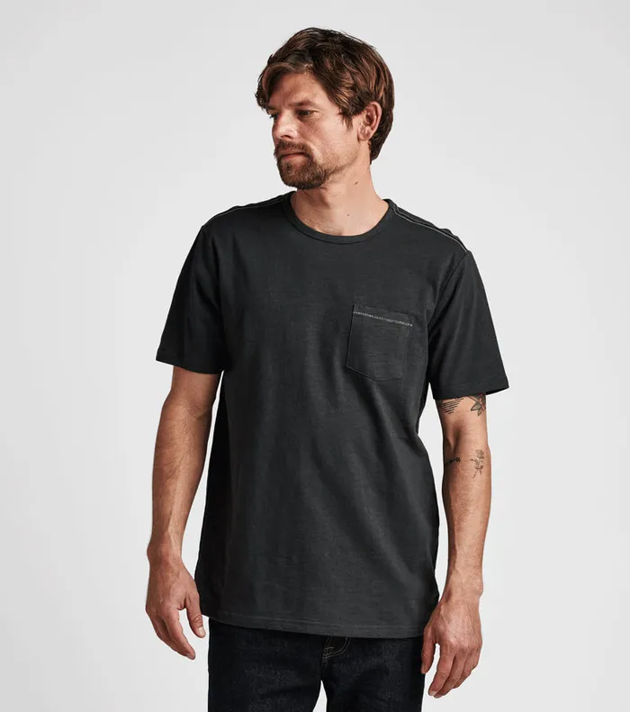 Tees Men Roark Well Worn Midweight Organic Tee Charcoal