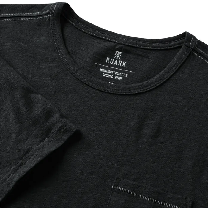 Tees Men Roark Well Worn Midweight Organic Tee Charcoal