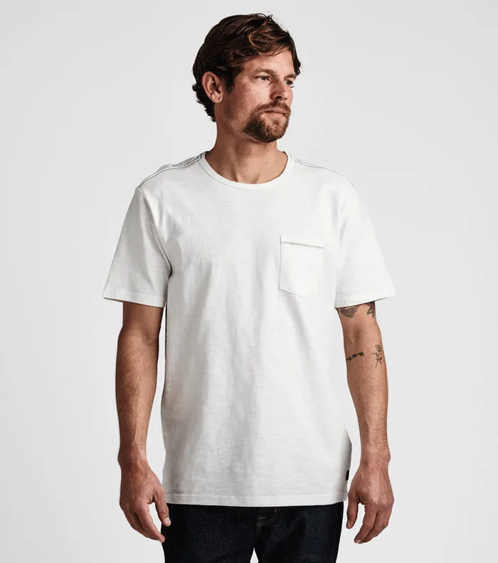 Tees Men Roark Well Worn Midweight Organic Tee Off White