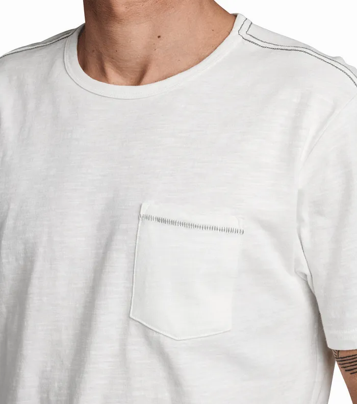 Tees Men Roark Well Worn Midweight Organic Tee Off White