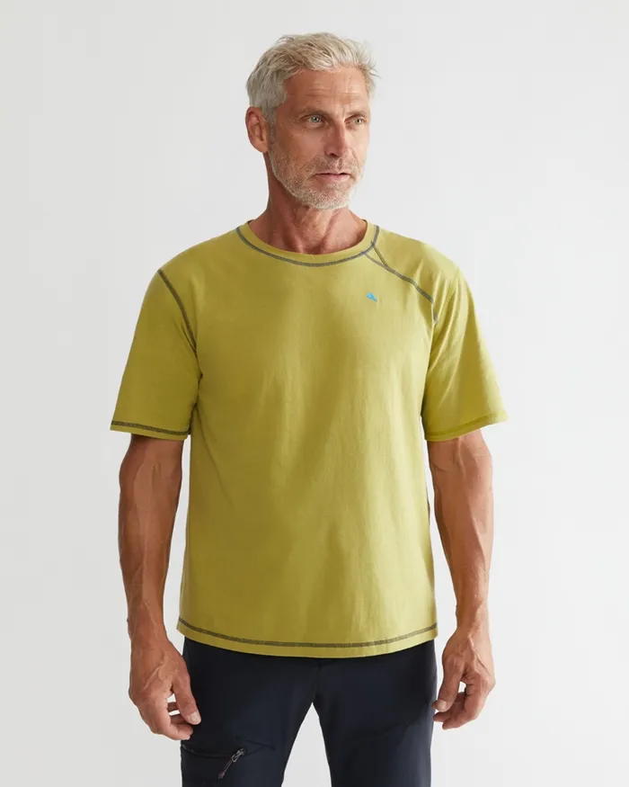 Torre Short Sleeve Tee Leaf Green Men Klttermusen TShirts