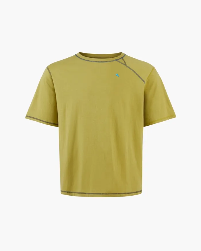 Torre Short Sleeve Tee Leaf Green Men Klttermusen TShirts