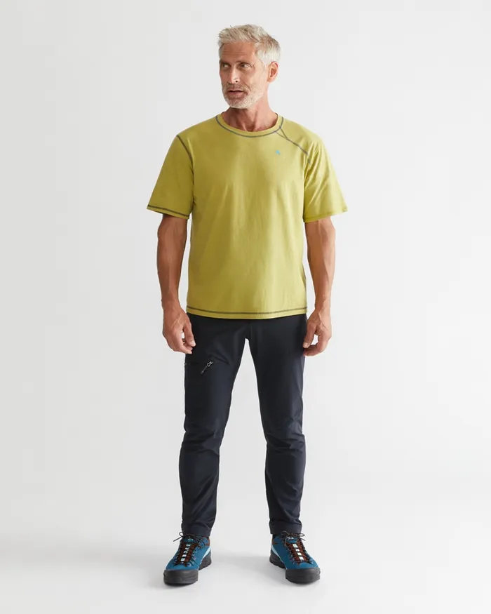 Torre Short Sleeve Tee Leaf Green Men Klttermusen TShirts