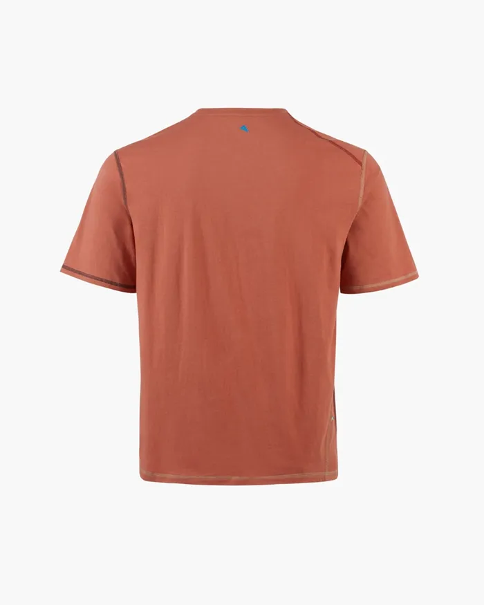 Torre Short Sleeve Tee Stone Red Men Klttermusen TShirts