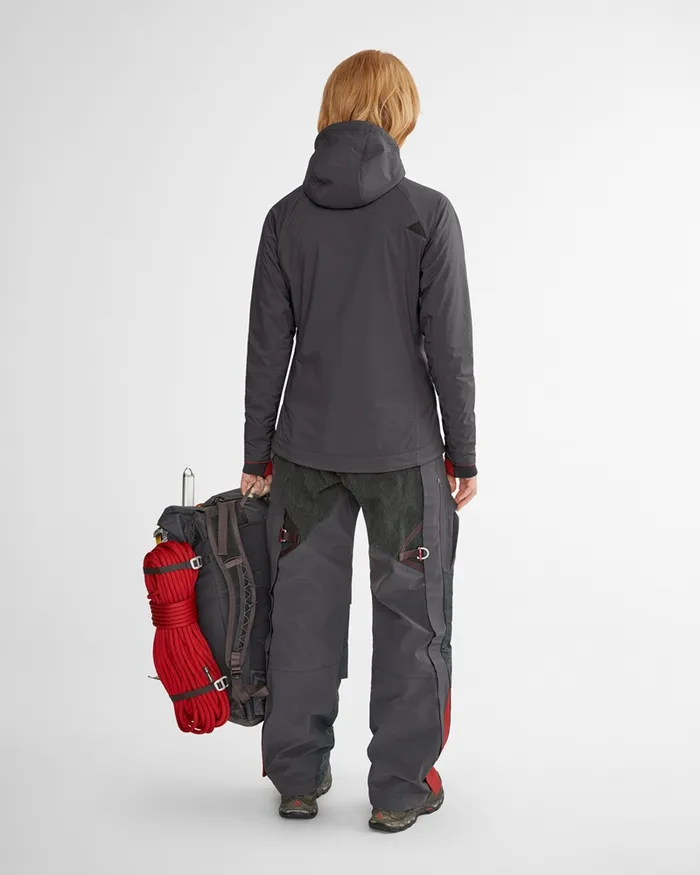 Vale Primaloft Hooded Jacket Rose Red Women Klttermusen Down and Insulated Jackets