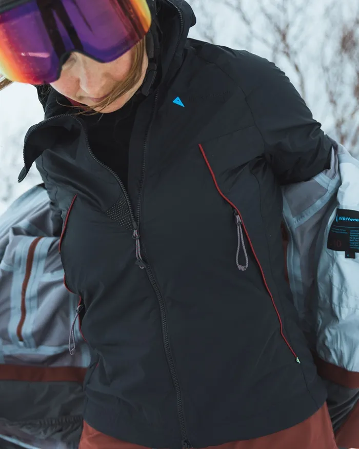 Vale Primaloft Hooded Jacket Rose Red Women Klttermusen Down and Insulated Jackets