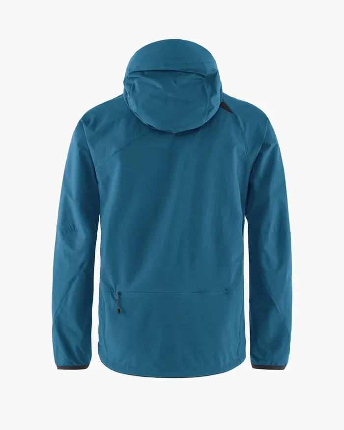 Vanadis 20 WindStretch Jacket Monkshood Blue Men Klttermusen Wind Resistant Jackets
