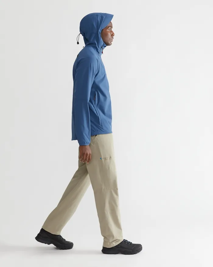 Vanadis 20 WindStretch Jacket Monkshood Blue Men Klttermusen Wind Resistant Jackets