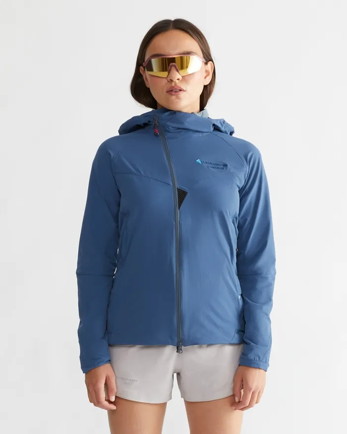 Vanadis 20 WindStretch Jacket Raven Women Klttermusen Wind Resistant Jackets