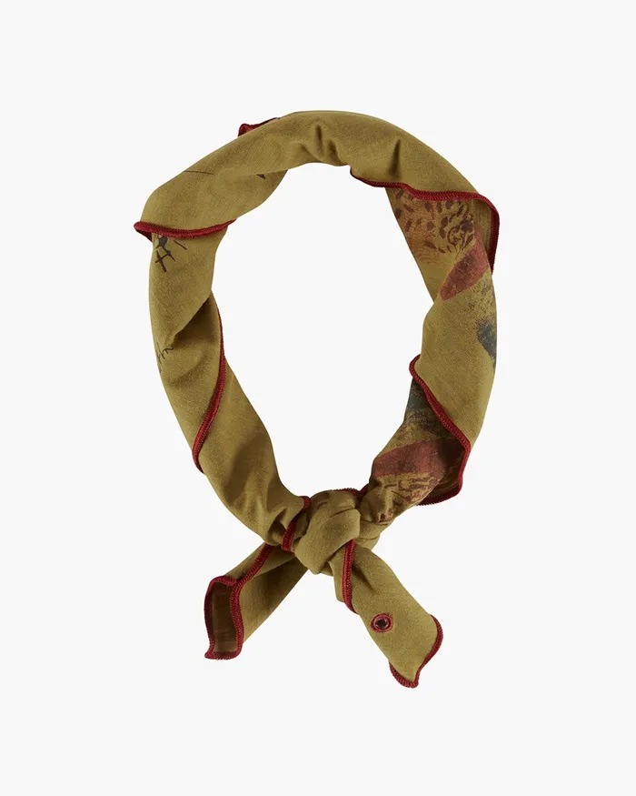 Verdandi Scarf Britta Britta MarakattLabba Juniper Green MenWomen Klttermusen Scarves and Neckwarmers